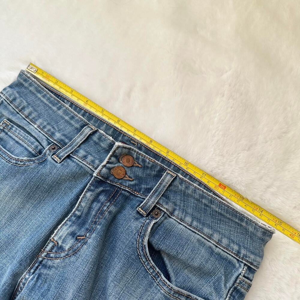Levi's 526 Bootcut Jeans Women's Size 4 Light Wash Slender Boot 2000s Med Length - Picture 5 of 8